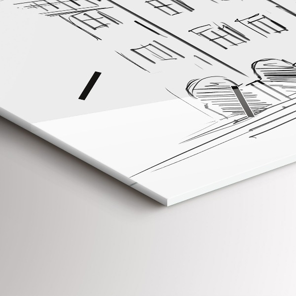 Horizontálne hodiny Náčrt starého mesta Poznaň