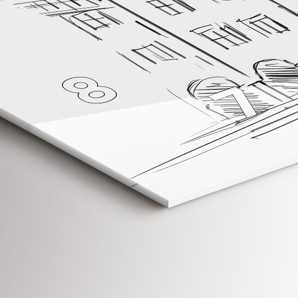 Horizontálne hodiny Náčrt starého mesta Poznaň