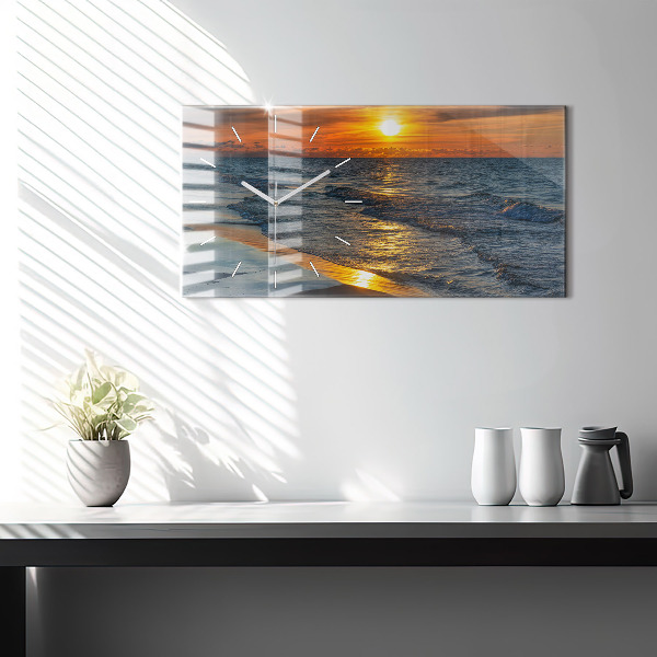 Horizontálne hodiny Władysławowo Baltské more