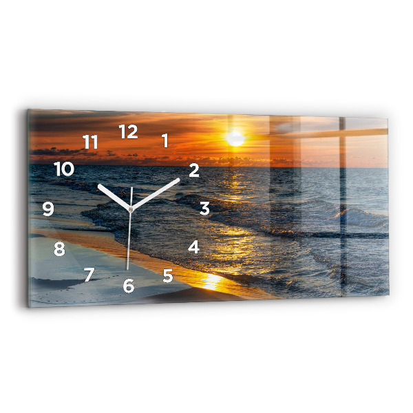 Horizontálne hodiny Władysławowo Baltské more