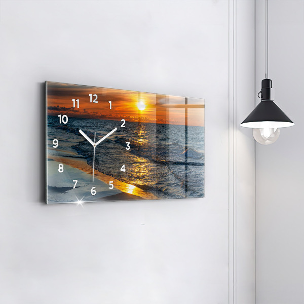 Horizontálne hodiny Władysławowo Baltské more