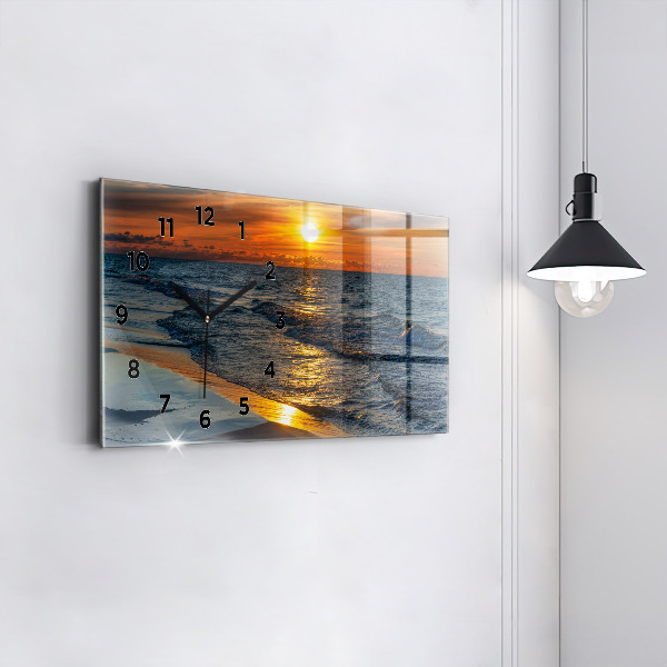 Horizontálne hodiny Władysławowo Baltské more