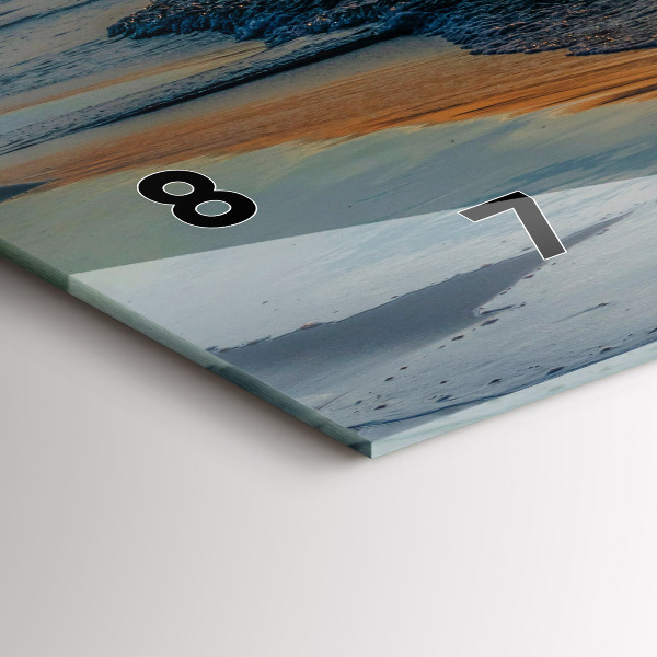 Horizontálne hodiny Władysławowo Baltské more