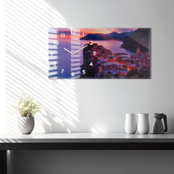 Horizontálne hodiny Nápis spomienok