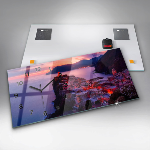 Horizontálne hodiny Nápis spomienok