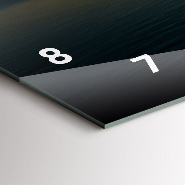 Horizontálne hodiny Krajina pri východe slnka