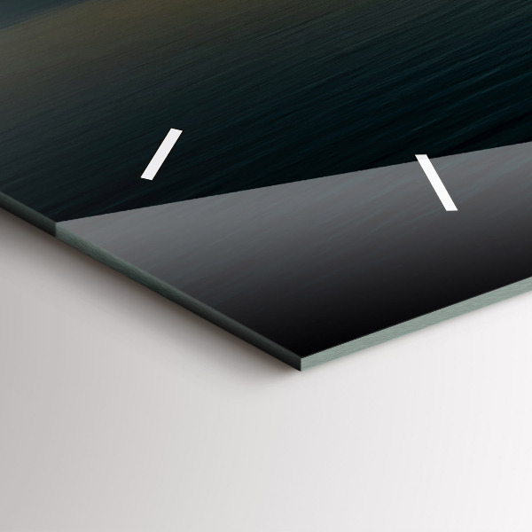 Horizontálne hodiny Krajina pri východe slnka