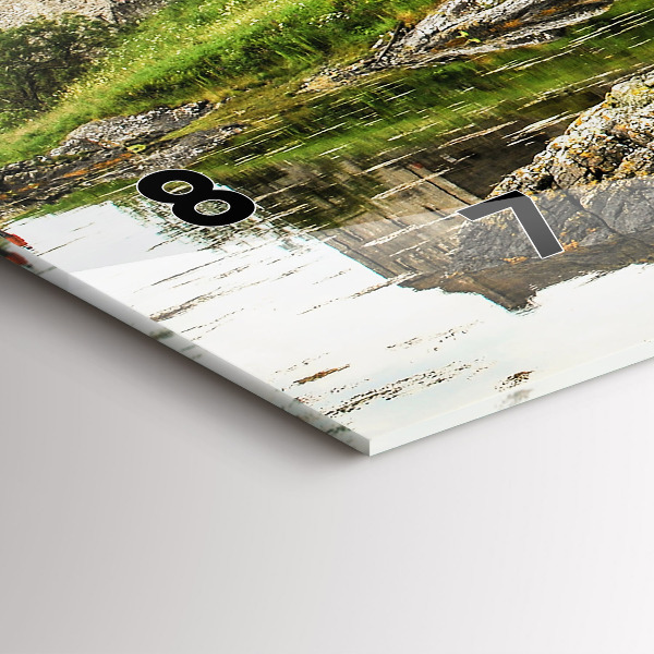 Horizontálne hodiny Hrad Eilean Donan v Škótsku