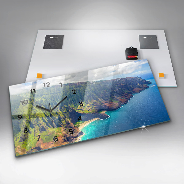 Horizontálne hodiny More na Havaji