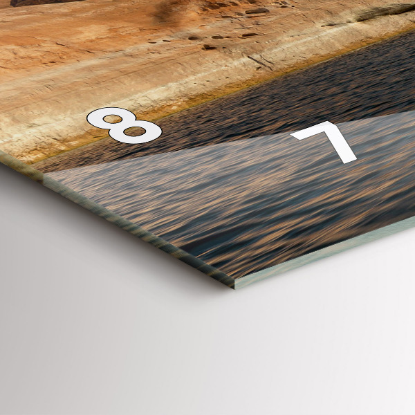 Horizontálne hodiny Osoba vodné lyžovanie