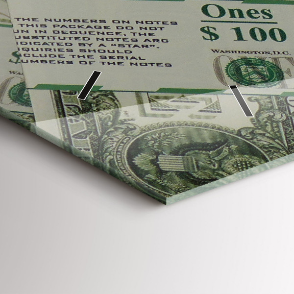 Horizontálne hodiny 1 americký dolár