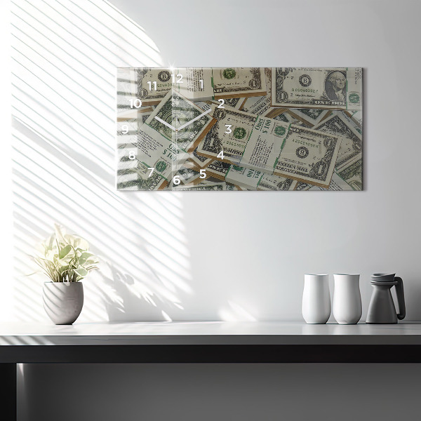 Horizontálne hodiny 1 americký dolár