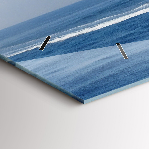 Horizontálne hodiny Plachetnica na oceáne