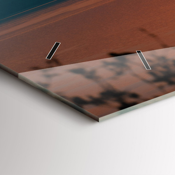 Horizontálne hodiny Balaton vo večerných hodinách