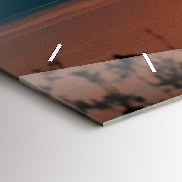 Horizontálne hodiny Balaton vo večerných hodinách