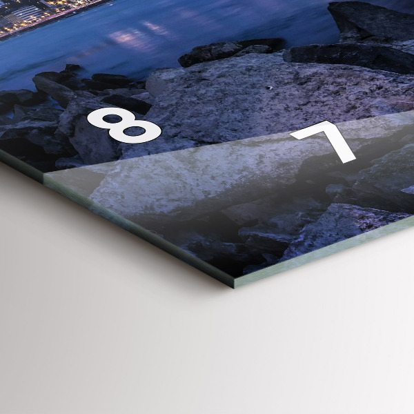 Horizontálne hodiny Skalnaté pobrežie pod mostom