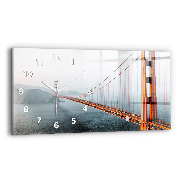 Horizontálne hodiny Golden Gate Bridge