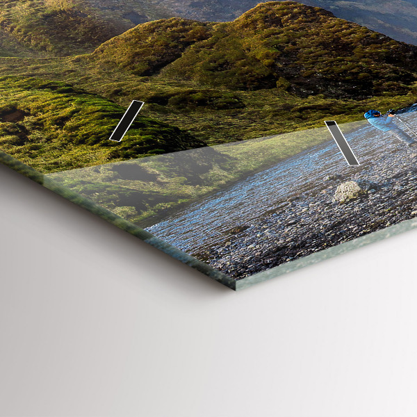 Horizontálne hodiny Vodopád na Islande