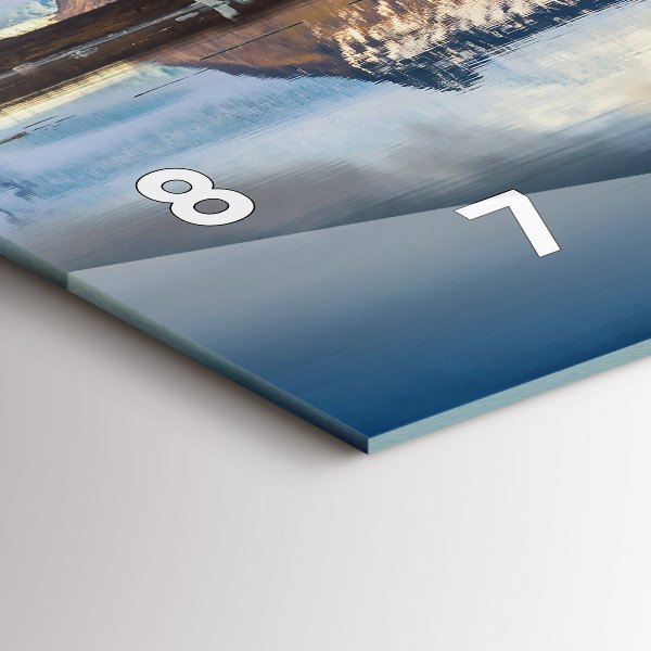 Horizontálne hodiny Islandské jazero Jokulsarlon