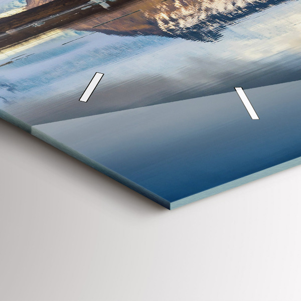 Horizontálne hodiny Islandské jazero Jokulsarlon