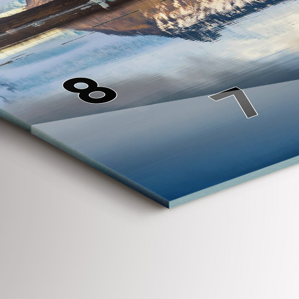 Horizontálne hodiny Islandské jazero Jokulsarlon