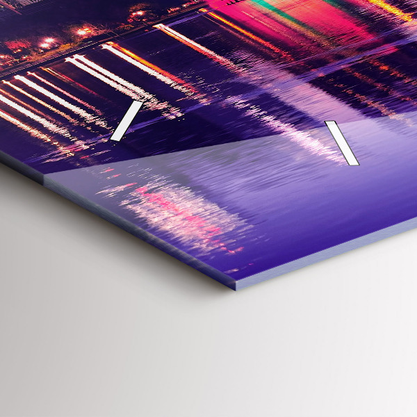 Horizontálne hodiny Panoráma mesta Orlando