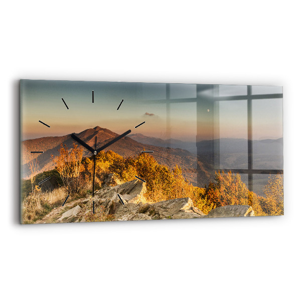 Horizontálne hodiny Pohorie Bieszczady