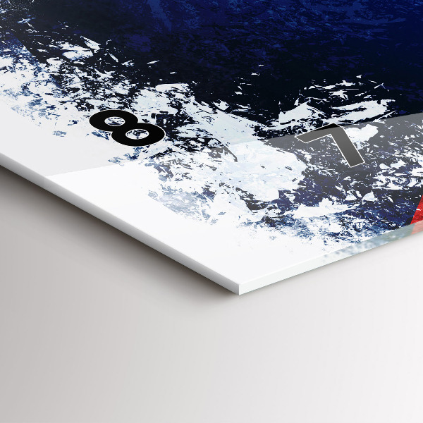 Horizontálne hodiny česká vlajka