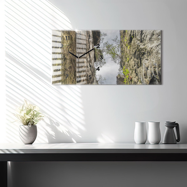 Horizontálne hodiny Skalné mesto v Českej republike