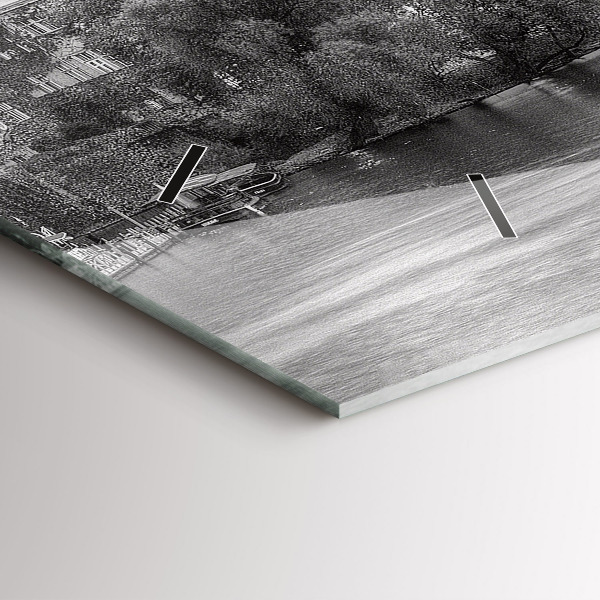 Horizontálne hodiny Pohľad na Karlov most v Prahe