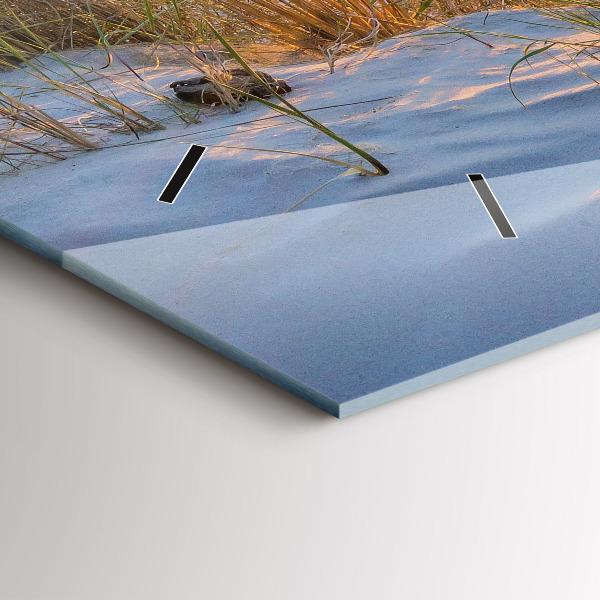 Horizontálne hodiny Západ slnka nad morom