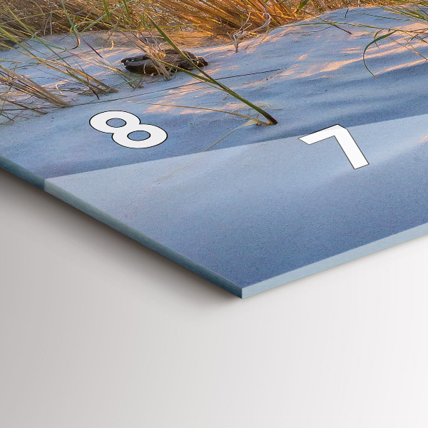 Horizontálne hodiny Západ slnka nad morom