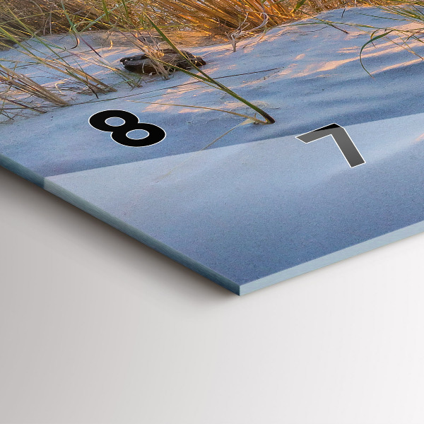 Horizontálne hodiny Západ slnka nad morom