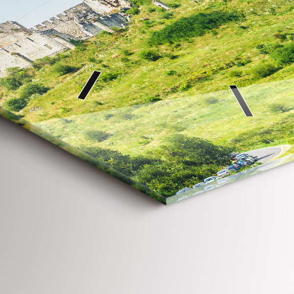 Horizontálne hodiny Spišský hrad na Slovensku