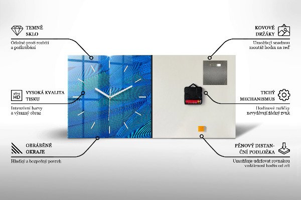 Horizontálne hodiny Hrad Leeds