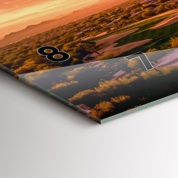 Horizontálne hodiny Západ slnka v severnom Scottsdale