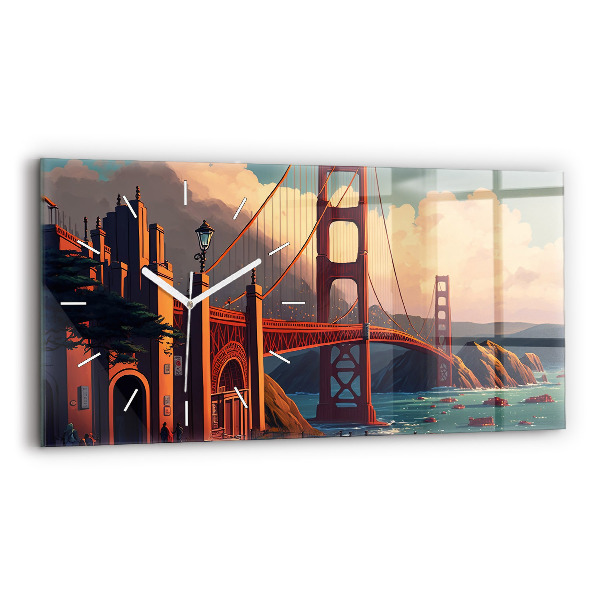 Horizontálne hodiny Most v San Franciscu