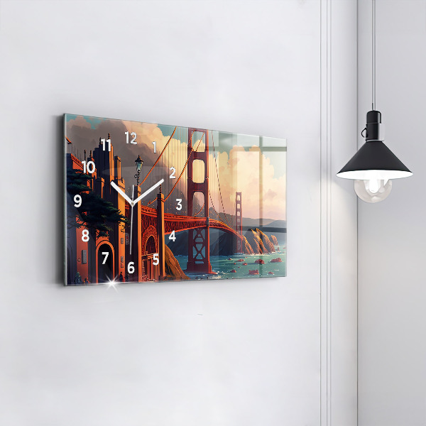 Horizontálne hodiny Most v San Franciscu