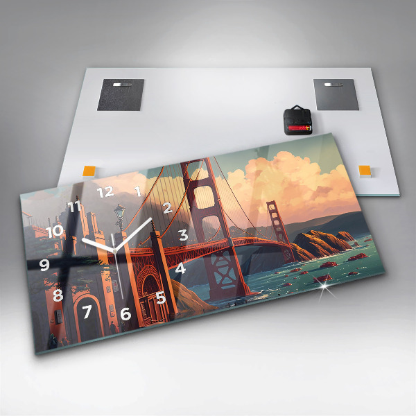 Horizontálne hodiny Most v San Franciscu
