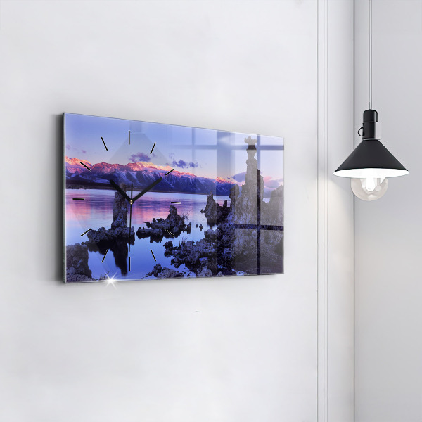 Horizontálne hodiny Kalifornské jazero