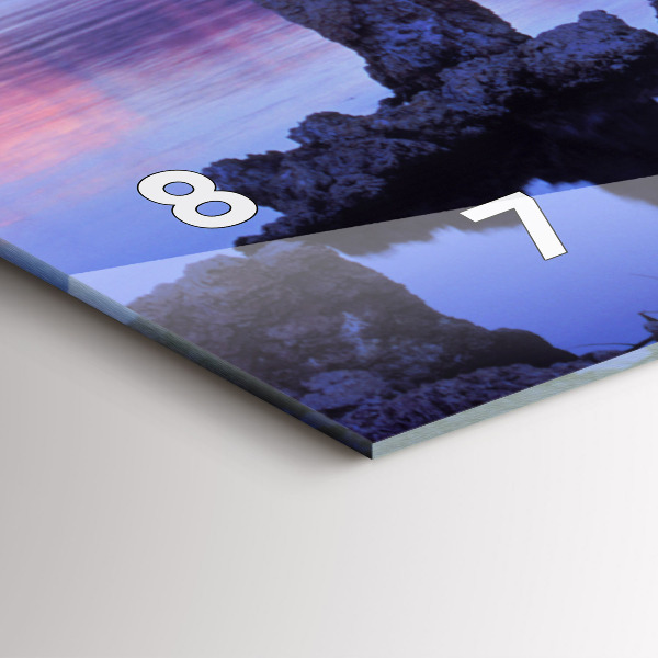 Horizontálne hodiny Kalifornské jazero