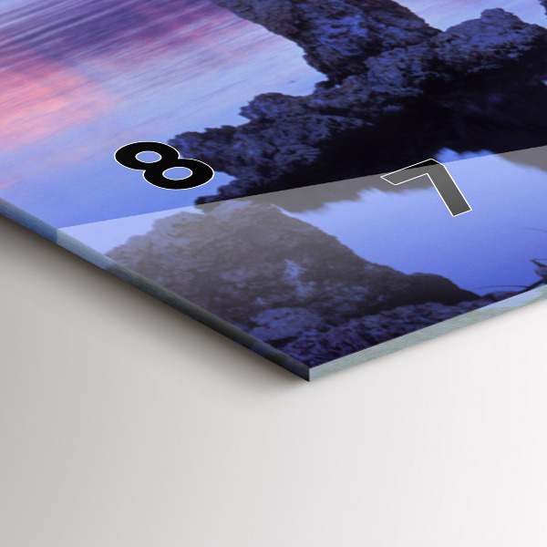 Horizontálne hodiny Kalifornské jazero