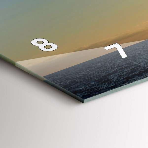 Horizontálne hodiny Španielsky tanec na mori