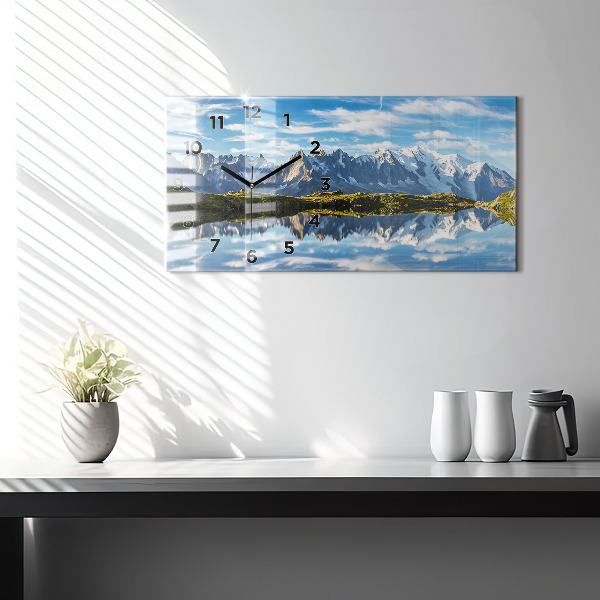Horizontálne hodiny Údolie Chamonix, Francúzske Alpy