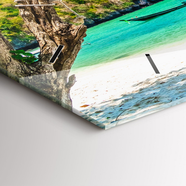 Horizontálne hodiny Slnečný ostrov Thajska