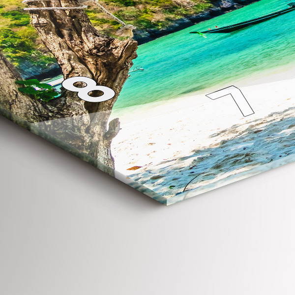 Horizontálne hodiny Slnečný ostrov Thajska