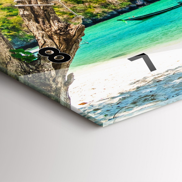 Horizontálne hodiny Slnečný ostrov Thajska