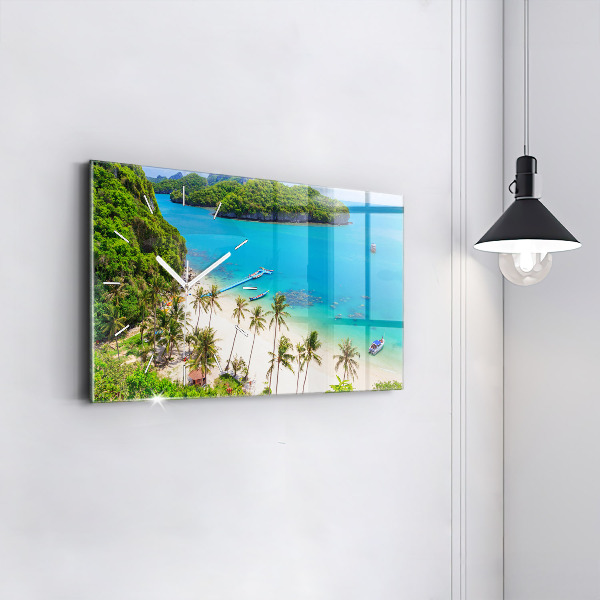 Horizontálne hodiny Thajský národný park