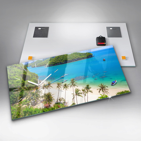 Horizontálne hodiny Thajský národný park