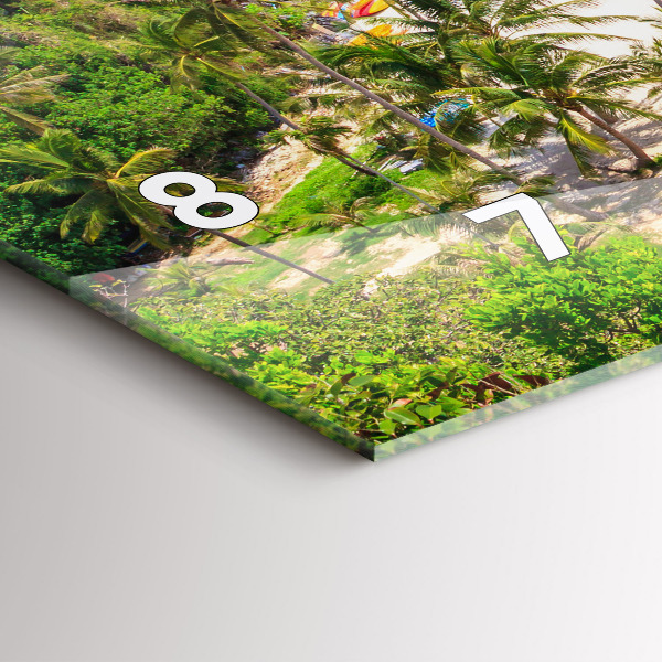 Horizontálne hodiny Thajský národný park